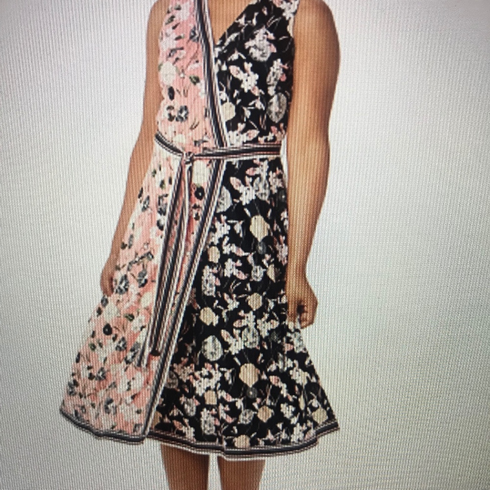Isaac Mizrahi Faux Wrap Dress XXS PETITE, NEW